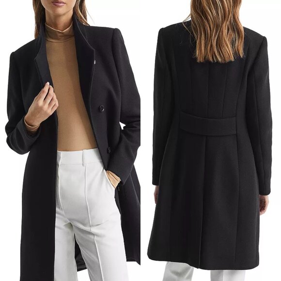 REISS Mia Wool Blend Coat